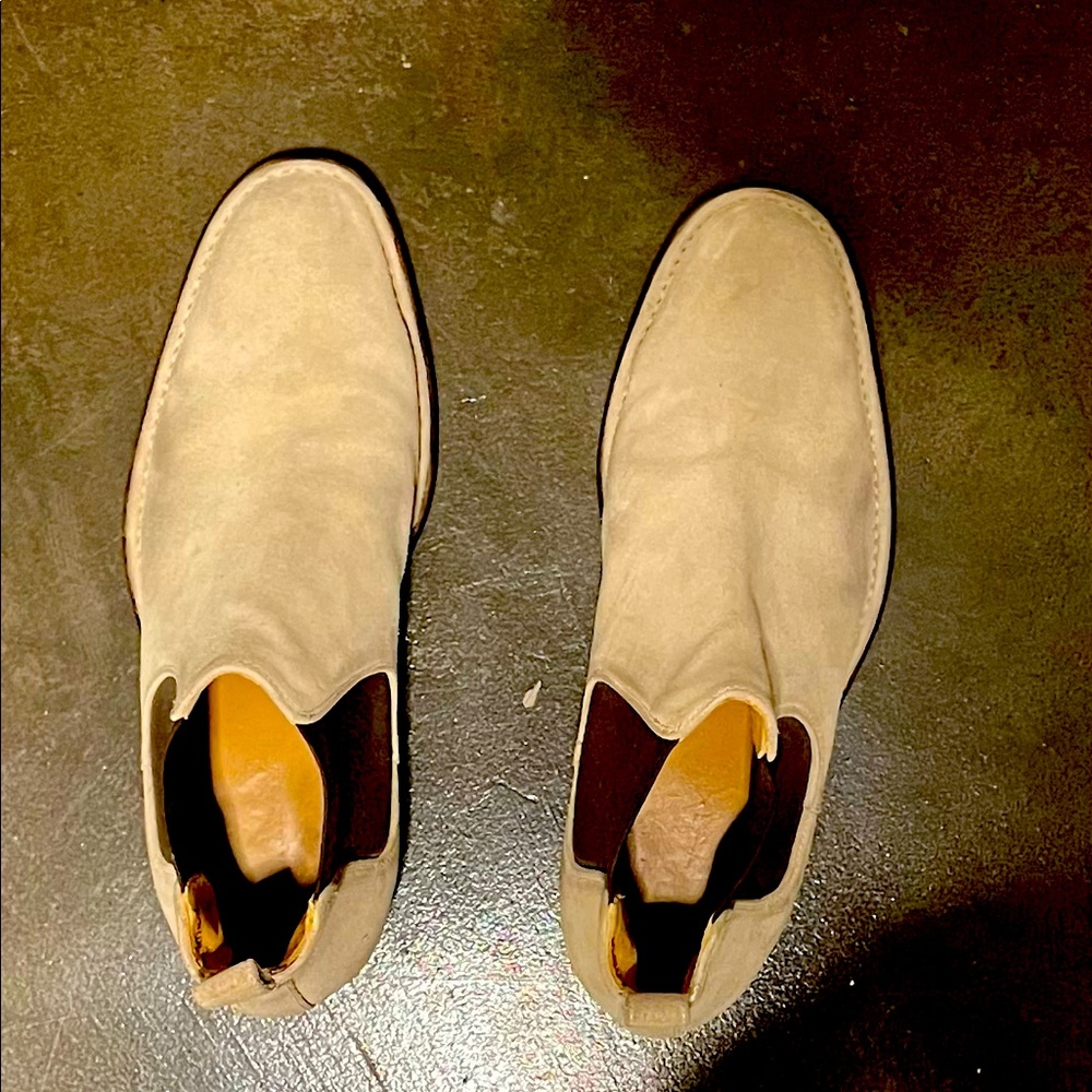 Bally Suede Chelsea Ankle Boots